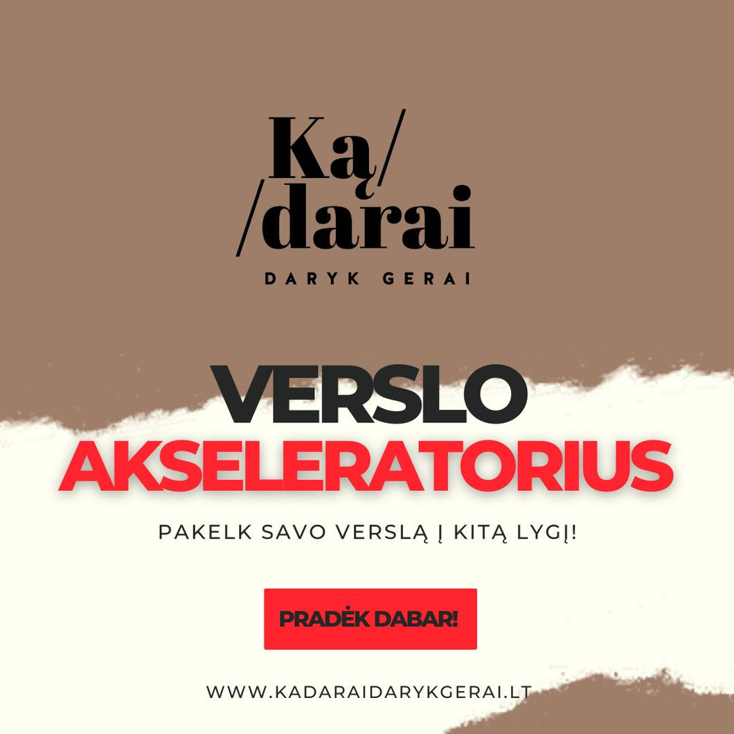 VERSLO AKSELERATORIUS